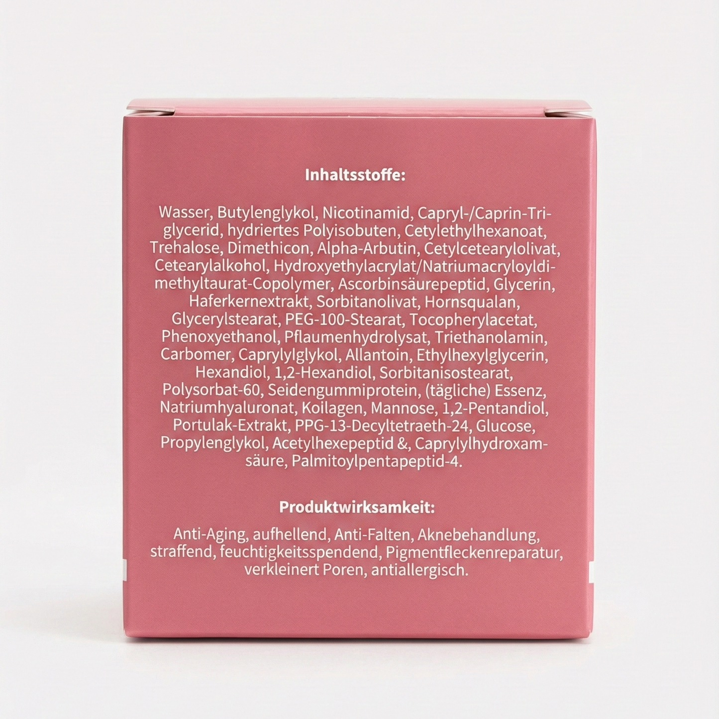 Special care for hormonally altered skin